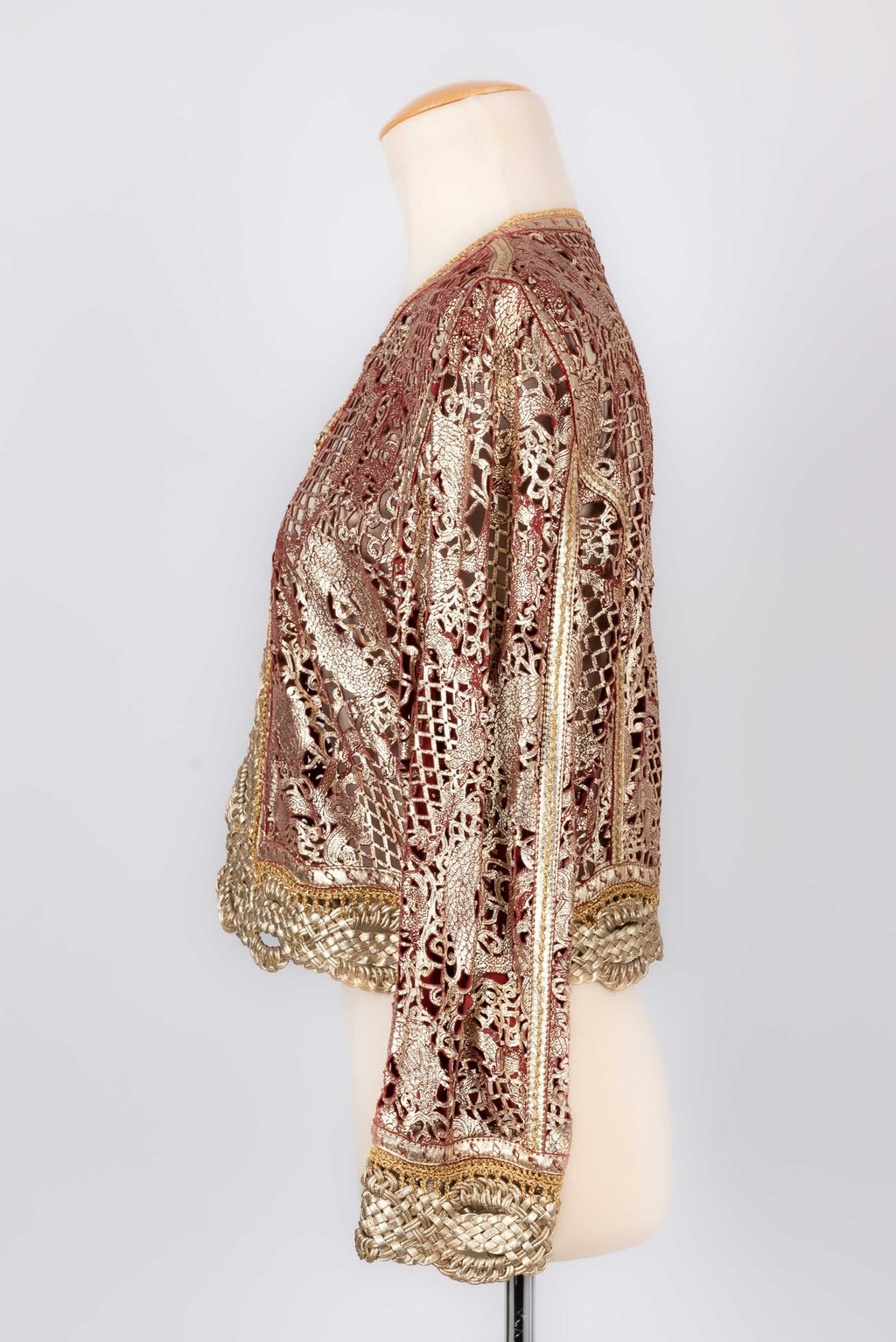 Veste en cuir Roberto Cavalli