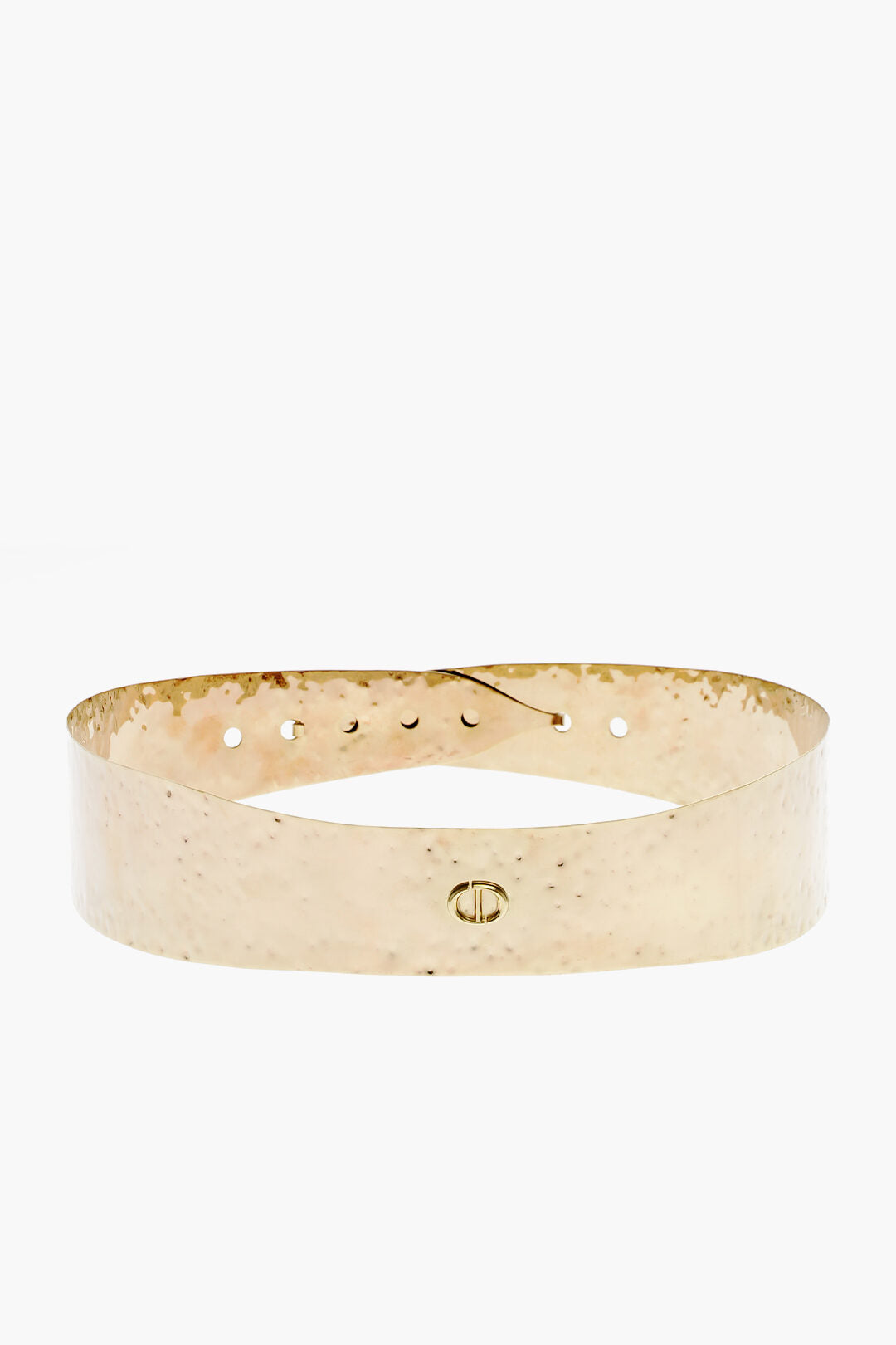 Dior Golden - Effect Brass Belt 55Mm