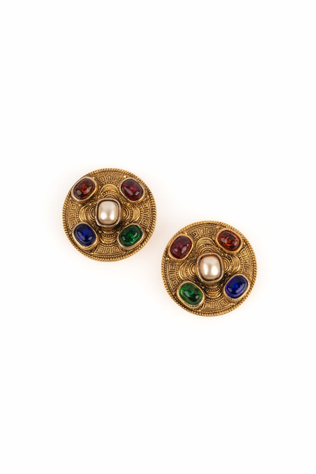 Boucles d'oreilles byzantines Chanel
