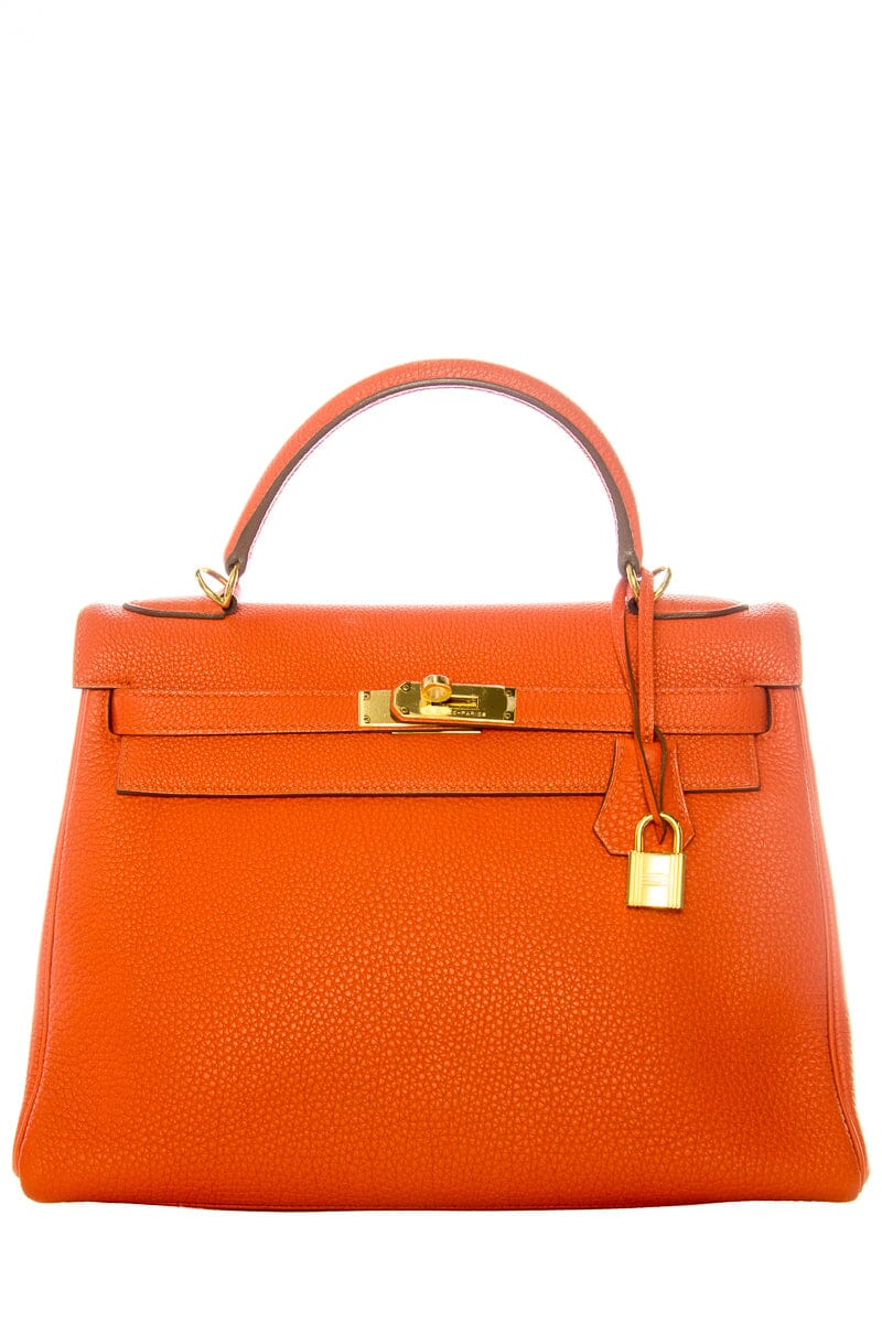 HermÃƒÆ’Ã‚Â¨s Cappucine Kelly 32 Togo GHW  Handbag