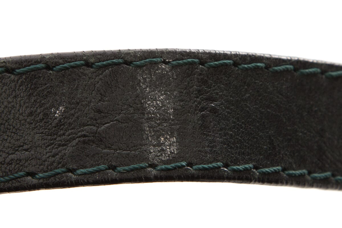 Jimmy Choo Green Watersnake Leather Shoulder Bag