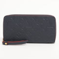 Louis Vuitton Implant  Wallet M62121 Marine Round Zip Wallet