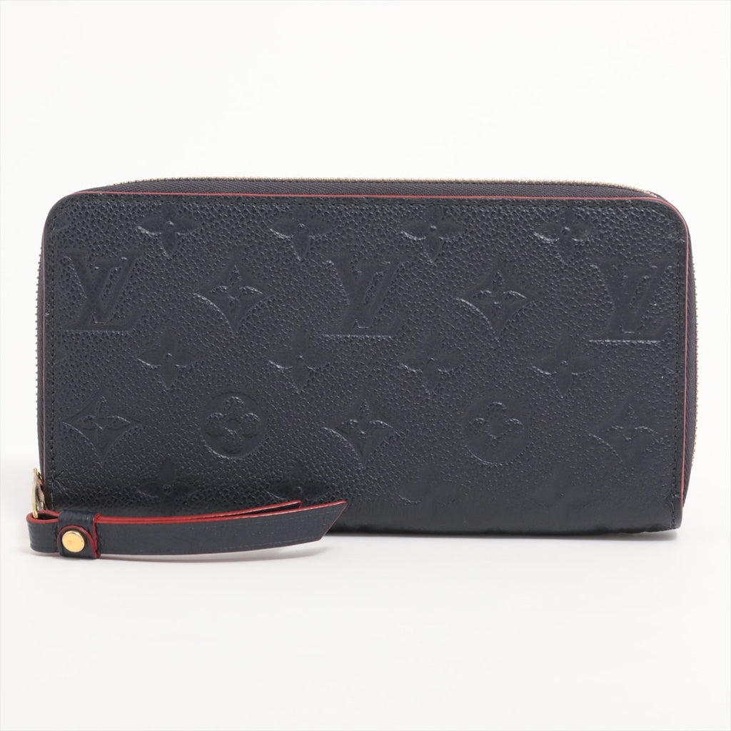 Louis Vuitton Implant  Wallet M62121 Marine Round Zip Wallet