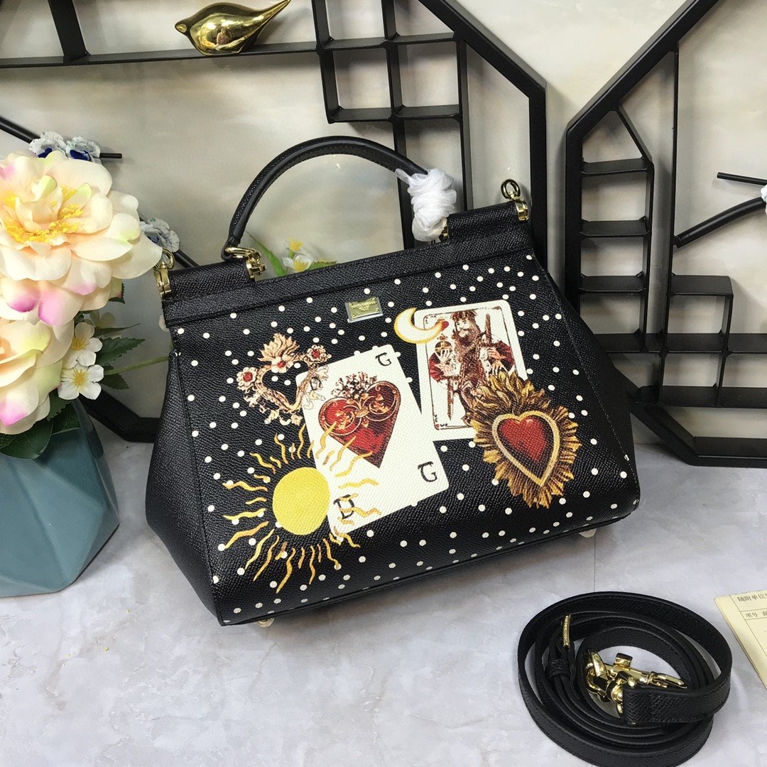 GLAMI 90s Sicily Bag With Logo Print Multicolor For Women 10.2in/26cm GLAMI