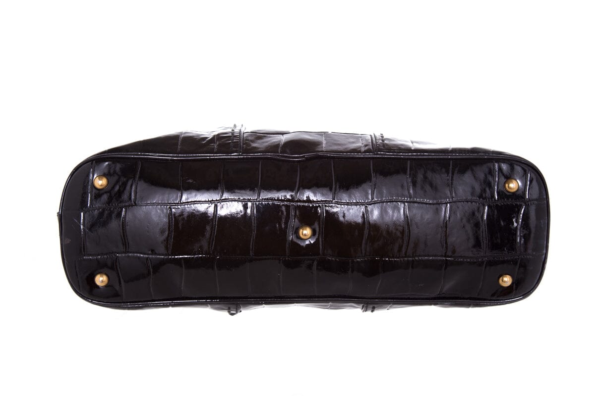 YSL Vintage Black patent Handbag