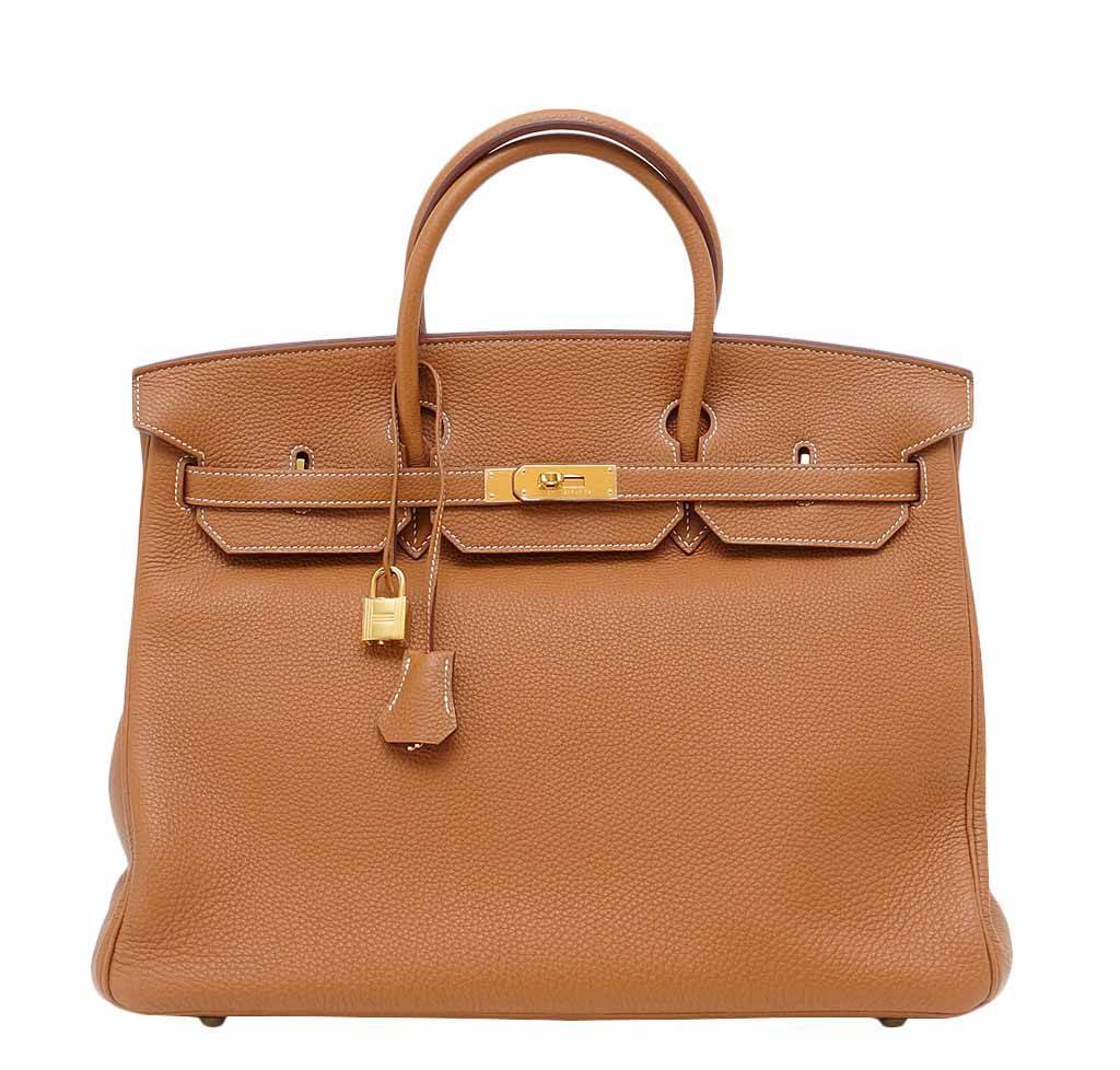 HermÃƒÆ’Ã‚Â¨s Birkin 40 Classic Gold Bag GHW