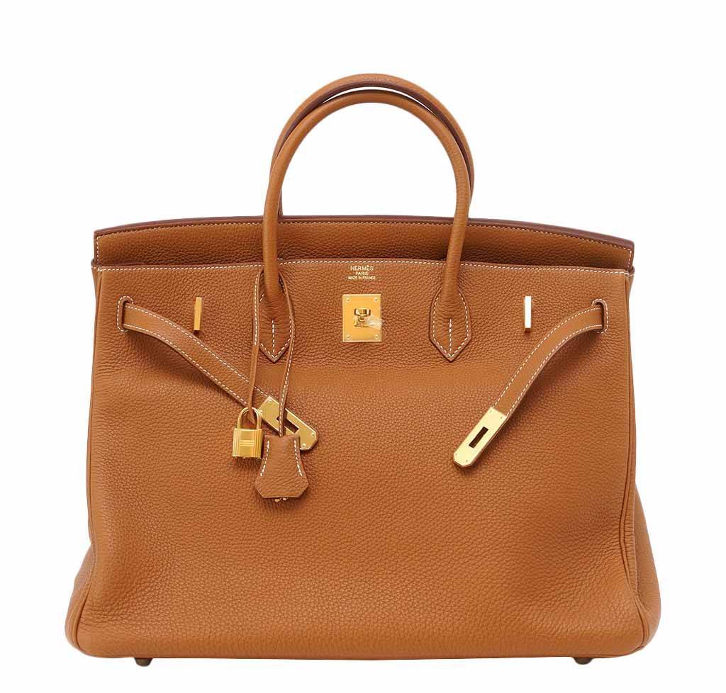 HermÃƒÆ’Ã‚Â¨s Birkin 40 Classic Gold Bag GHW