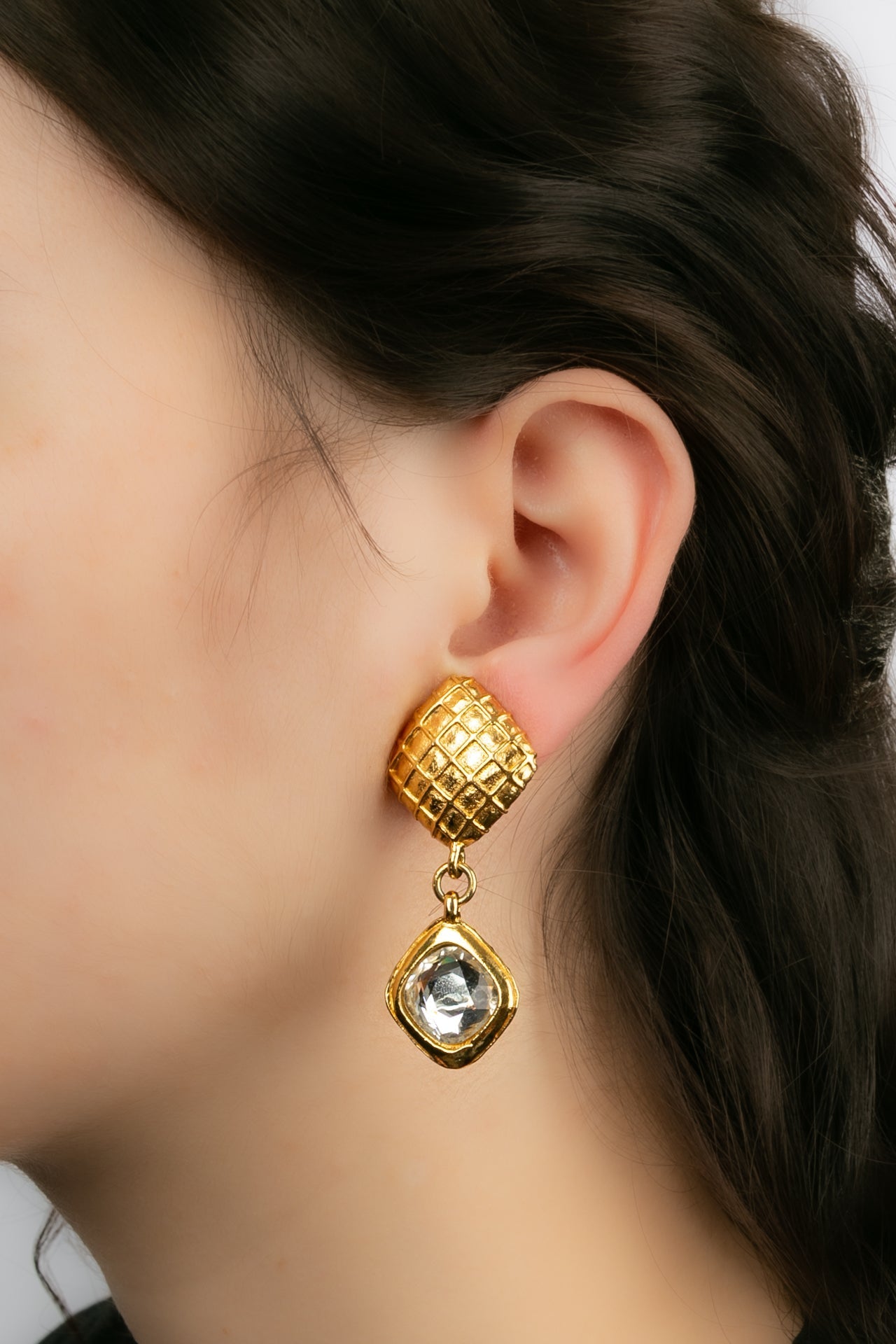 Parure perlÃƒÆ’Ã‚Â©e et strassÃƒÆ’Ã‚Â©e Chanel