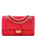 CHANEL Reissue 2.55 Flap Bag Quilted Caviar 225