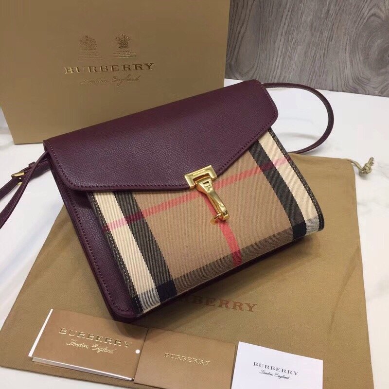 GLAMI Small Vintage Check And Crossbody Bag Purple For Women, Bags 9in/24cm