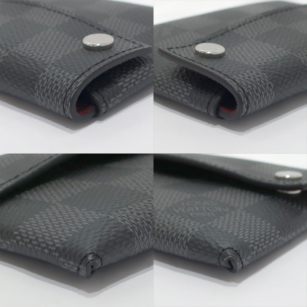 Louis Vuitton Alma Triple Pochette N60255 Damiet Silver   Clutch Bag Mens Box Preservation Bag