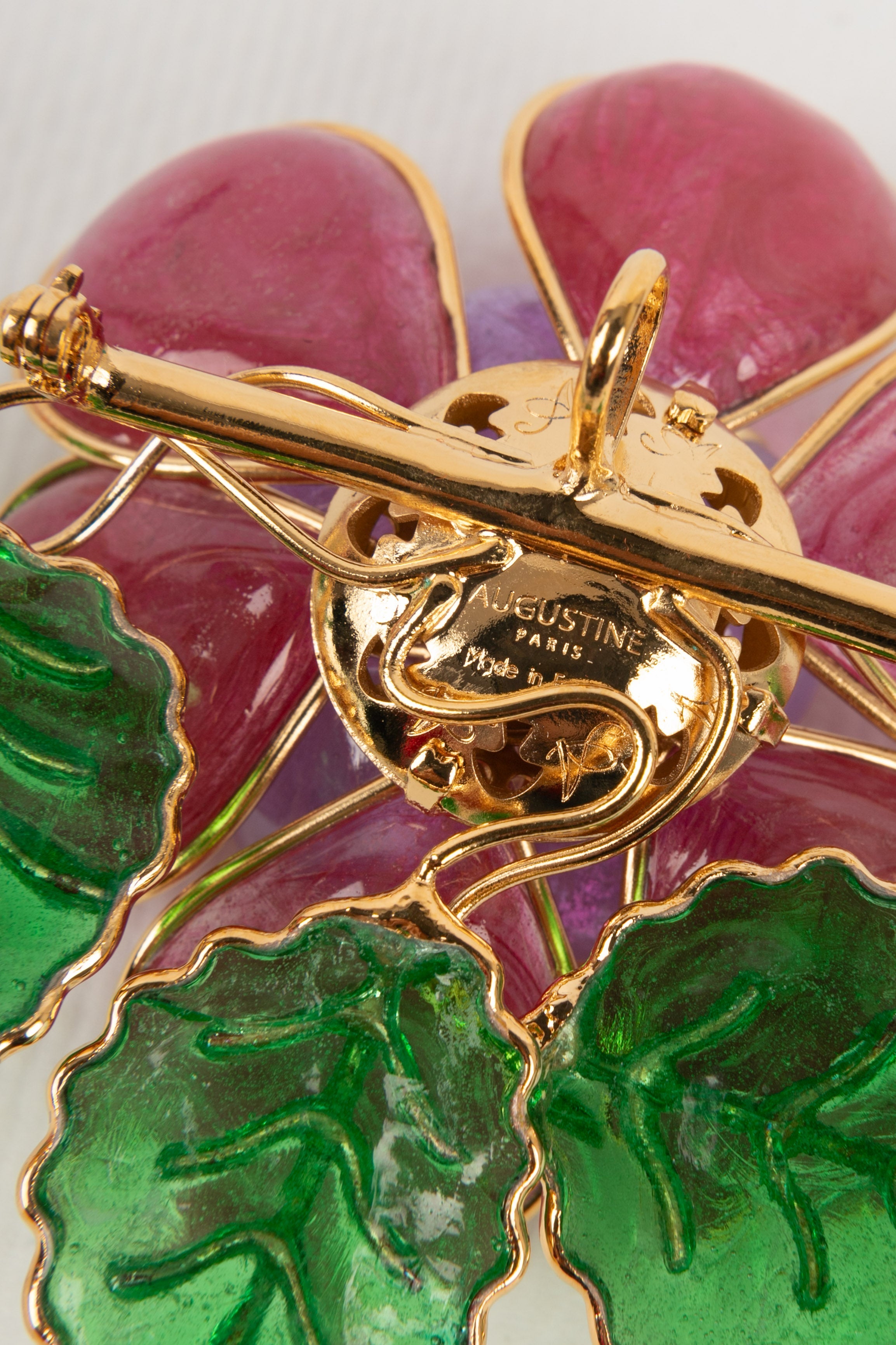 Broche / Pendentif en pÃƒÆ’Ã‚Â¢te de verre Augustine