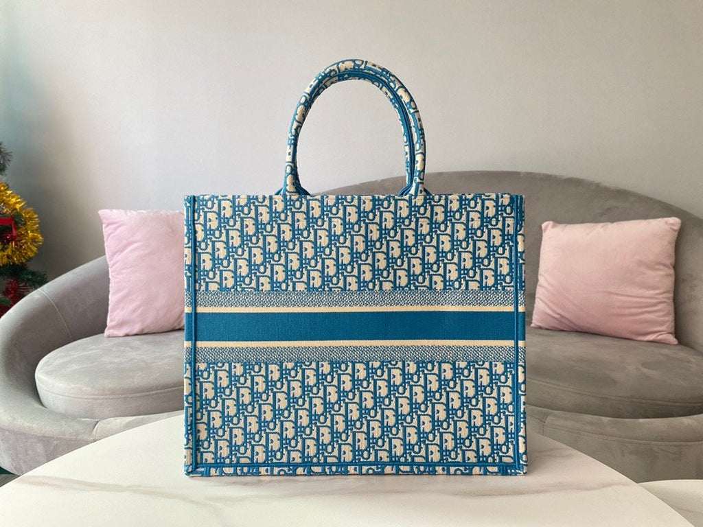 GLAMI Large Book Tote Blue, For Women, WomenÃ¢â‚¬â„¢s Handbags 16.5in/42cm CD