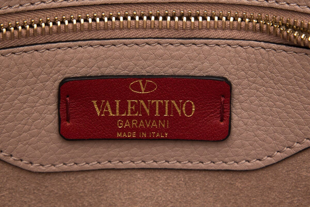 Valentino Lilac Leather Rockstud Tote