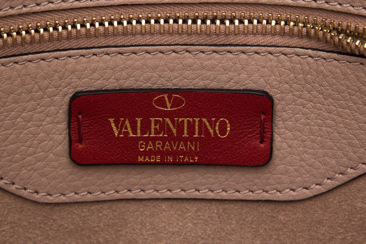 Valentino Lilac Leather Rockstud Tote