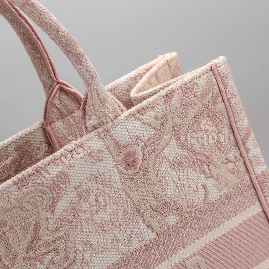 GLAMI MeGLAMIum Book Tote Bag By Maria Grazia Chiuri Pink For Women 14in/36cm CD M1296ZTDT_M912