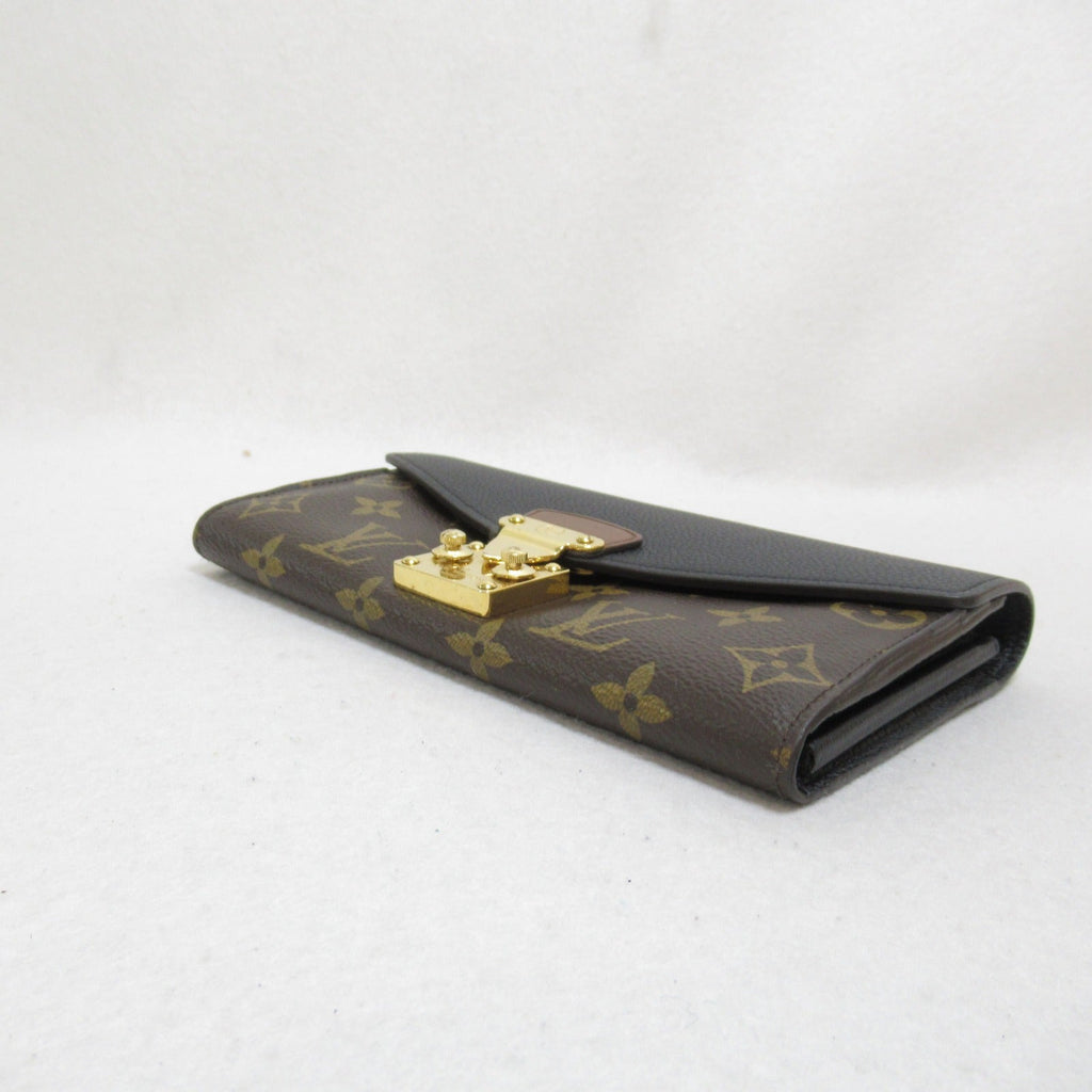 Louis Vuitton Louis Vuitton Portefolio Fable Wallet Double Foldable Wallet Wallet PVC Coated Canvas Monogram   Brown M58415