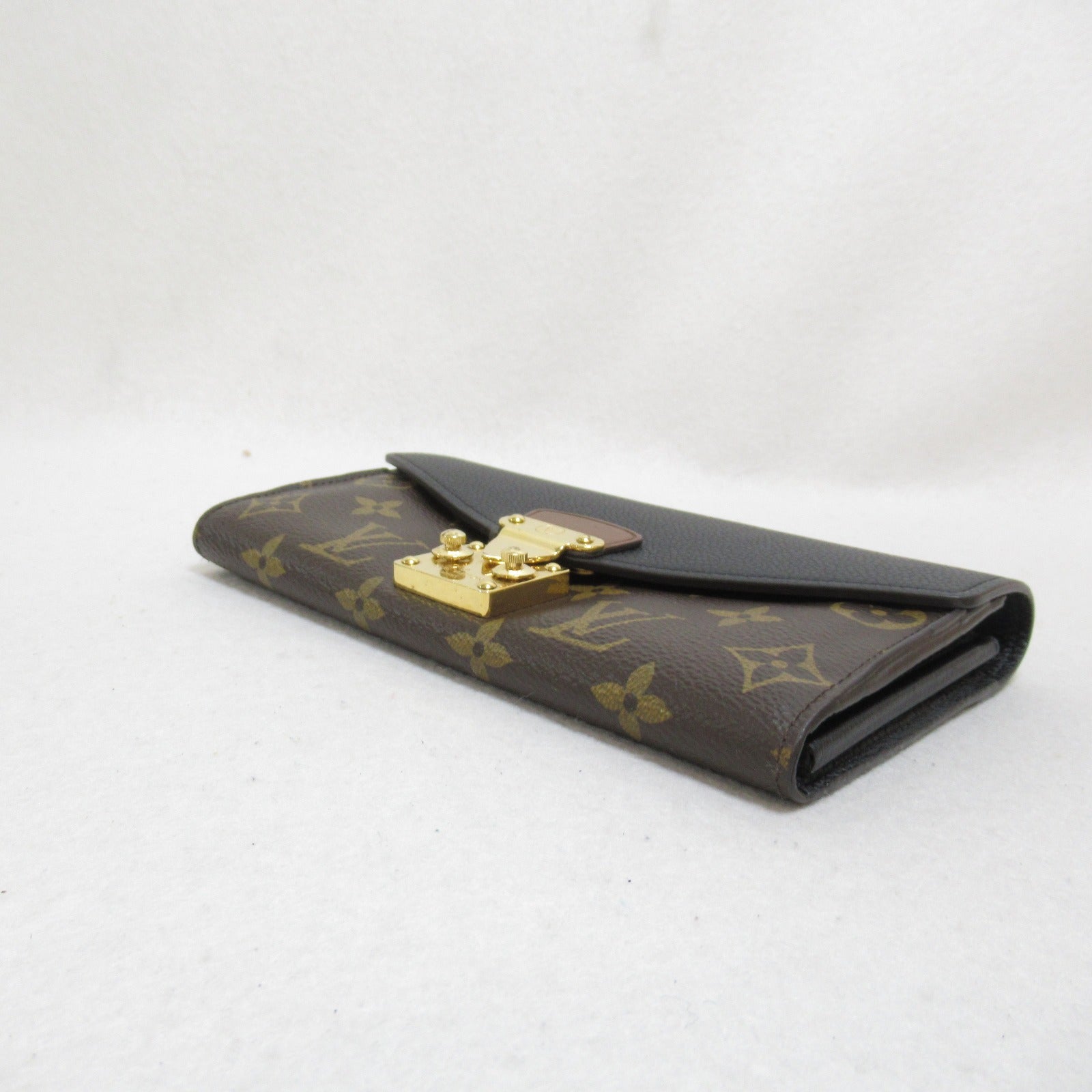 Louis Vuitton Louis Vuitton Portefolio Fable Wallet Double Foldable Wallet Wallet PVC Coated Canvas Monogram   Brown M58415