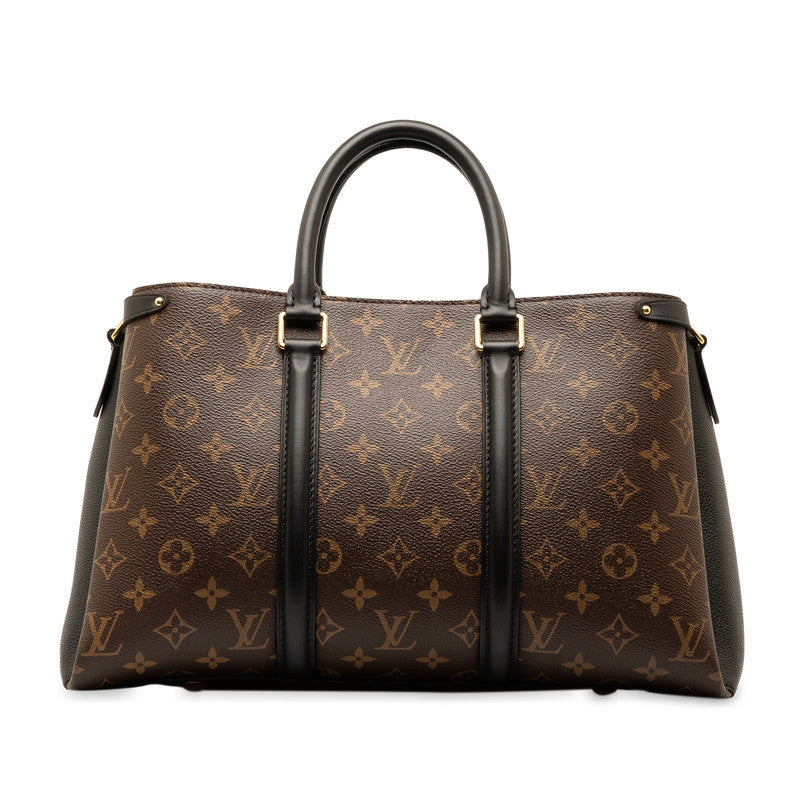 Louis Vuitton Monogram Suffro NV MM Handbag Shoulder Bag 2WAY M44817 Noir Brown PVC Leather  Louis Vuitton
