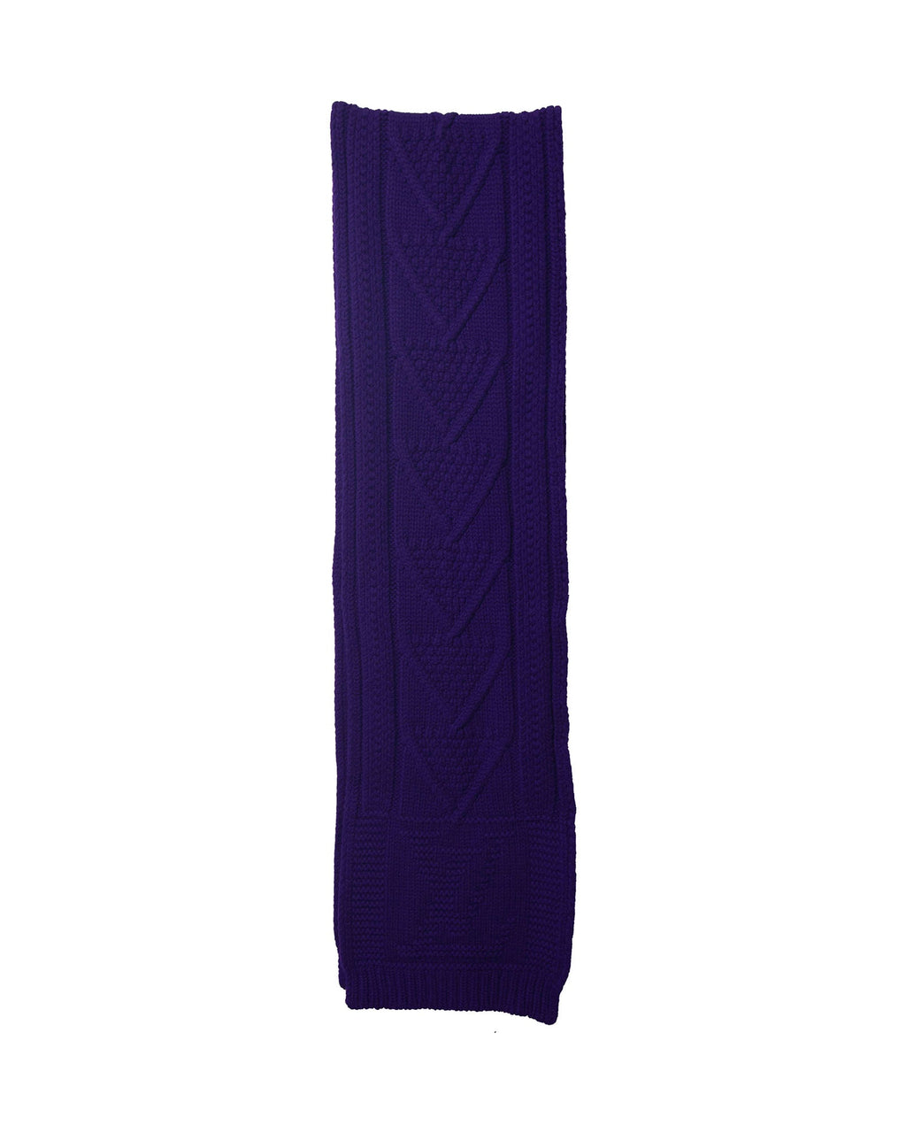 Louis Vuitton Knit Scarf in Purple Wool