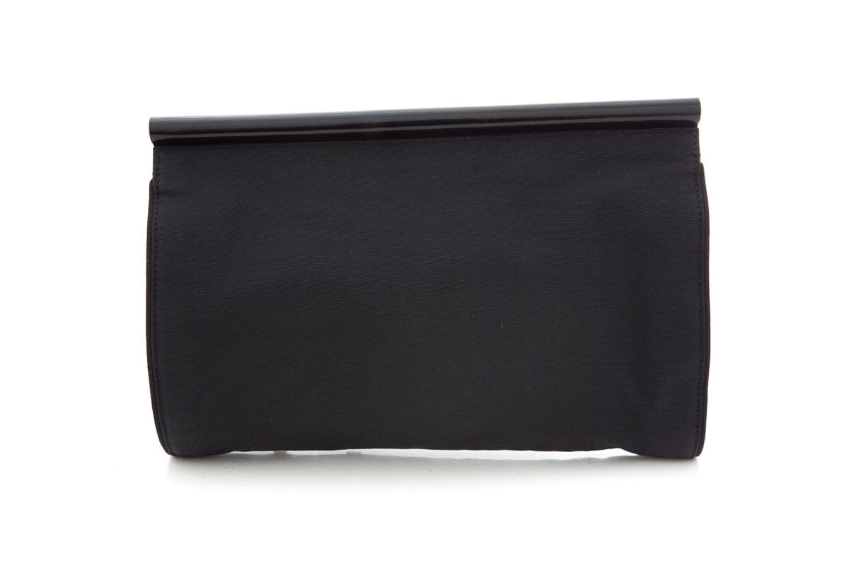 Dries Van Noten Black Multicolor Jeweled Clutch