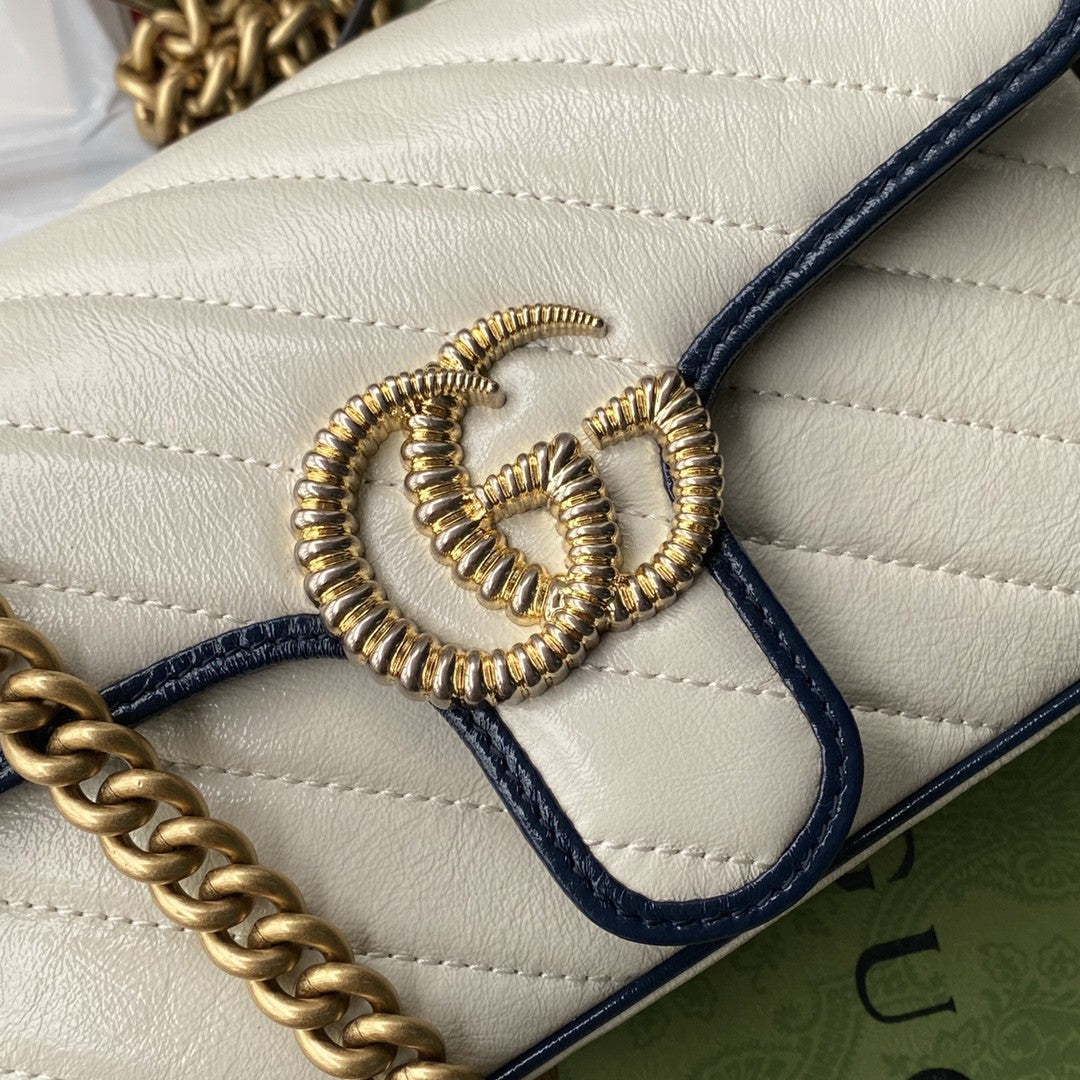 Glami Marmont MatelassÃƒÂ© Mini Bag  White For Women 9in/22cm Glami