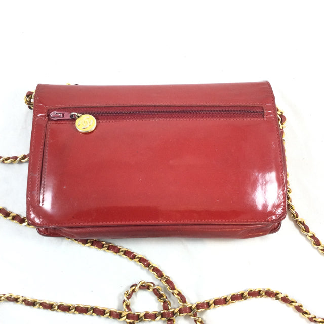 Chanel Patent Leather Wallet on a Chain