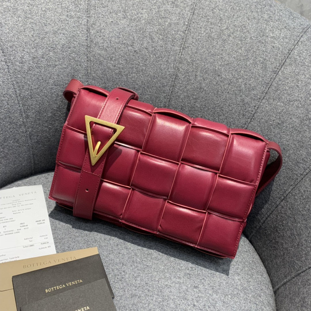 GLAMI Padded Cassette Bag For Women 10.2in/26cm In Dark Red 591970VCQR16358