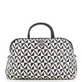 CHANEL Convertible Chain Bowler Bag Woven Calfskin Large