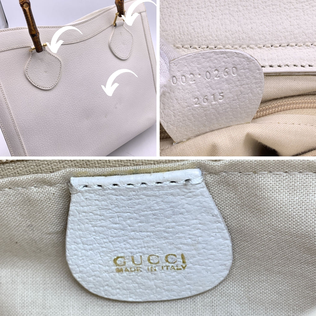 Gucci Tote Bag Vintage Diana Bamboo