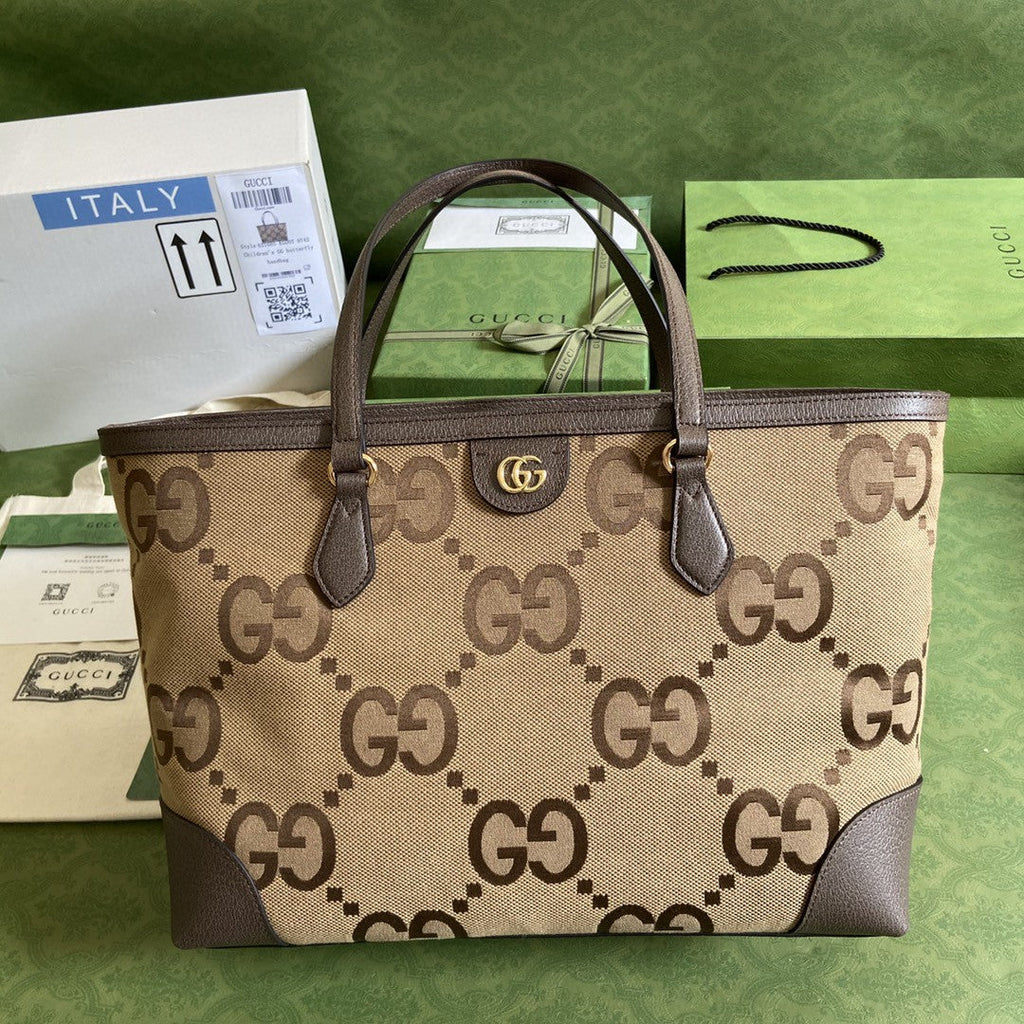 Glami OphiGLAMIa Jumbo Glami MeGLAMIum Tote Camel And Ebony Jumbo Canvas For Women 15in/38cm Glami