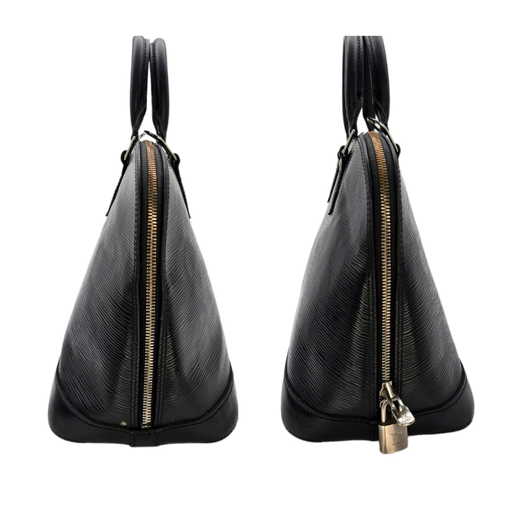 Louis Vuitton 2006 Black EPI Alma PM Satchel