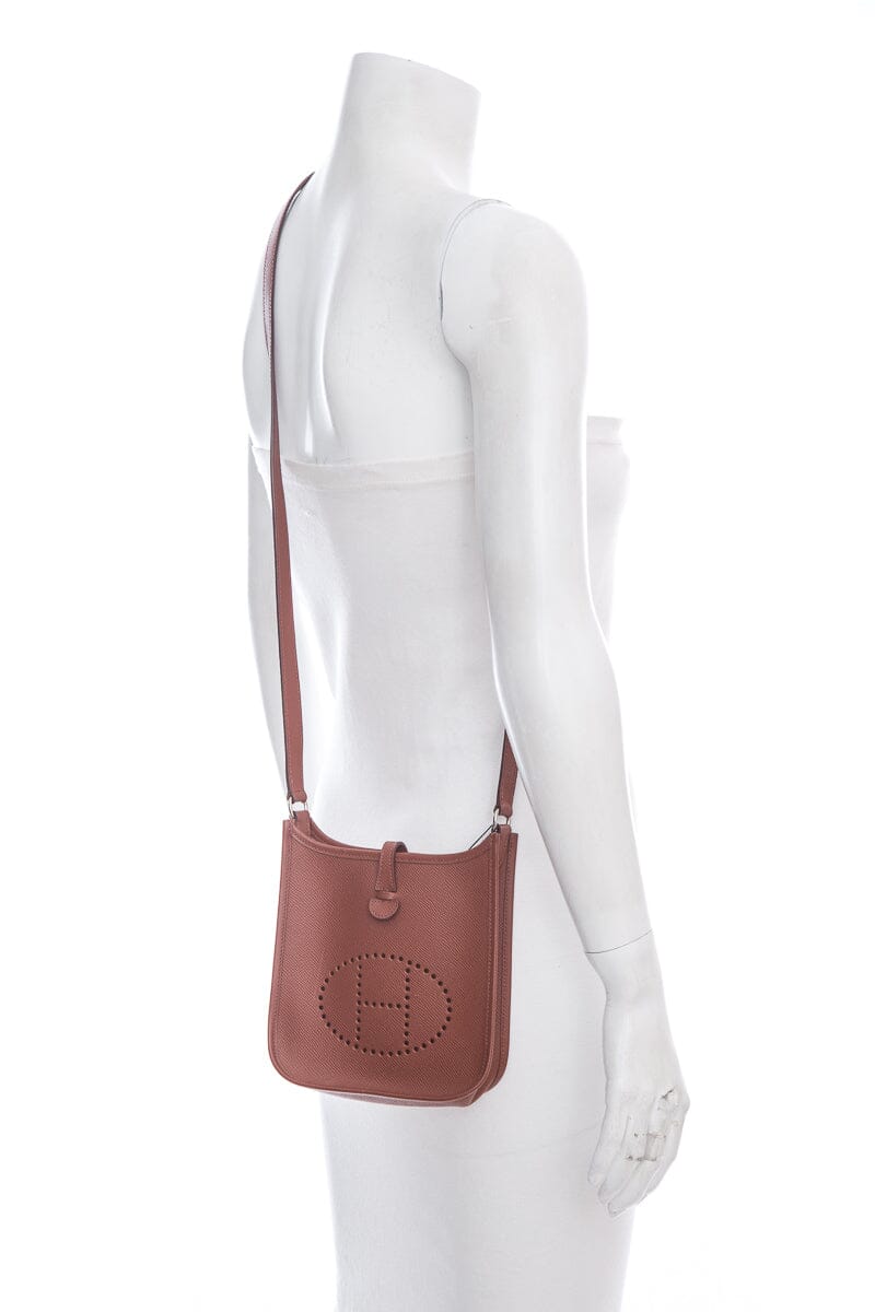 HermÃƒÆ’Ã‚Â¨s Brown Mini Evelyne (TPM) Handbag