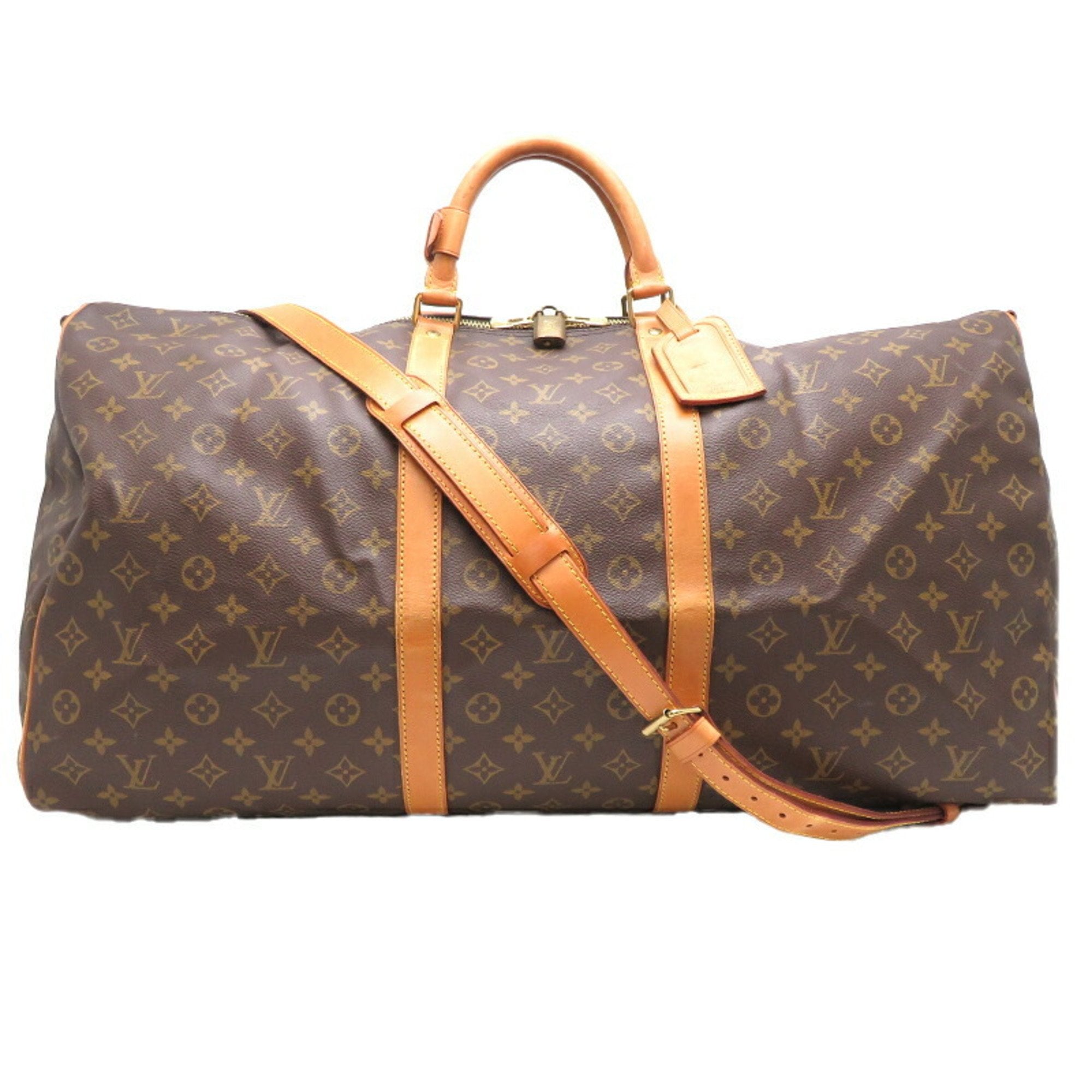 Louis Vuitton Keepall Bandoulière 60  Canvas Travel Bag ()
