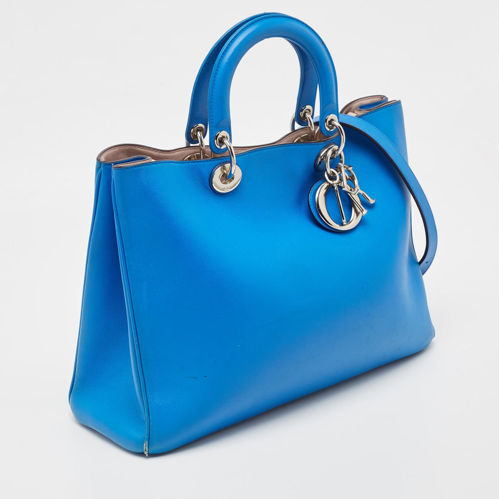 Dior Leather Large Diorissimo Shopper Tote