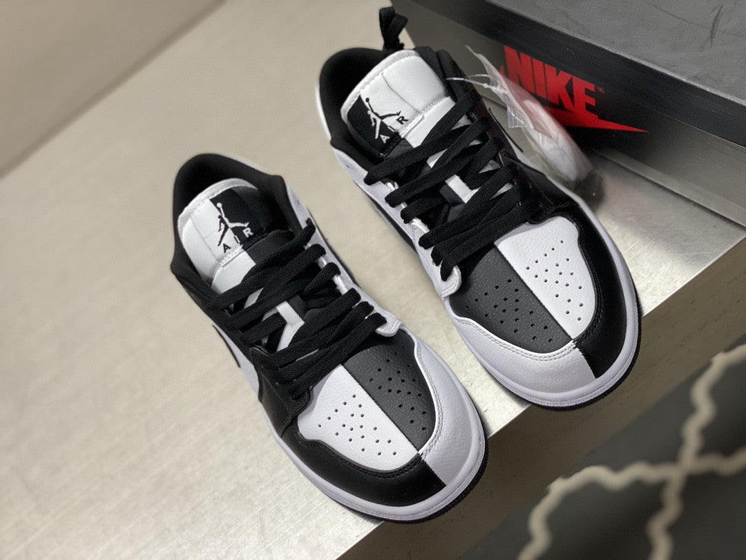 GLAMI Jordan 1 Low ÃƒÂ¢Ã¢â€šÂ¬Ã…â€œSplitÃƒÂ¢Ã¢â€šÂ¬Ã‚Â Black/White For Men DR0502-101