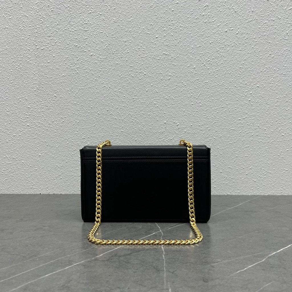 GLAMI Chain Box Triomphe Bag Black For Women 9in/22cm 110803BF4.38NO