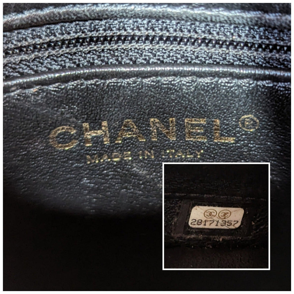 Chanel Black Trendy CC Chevron Top Handle Flap Bag