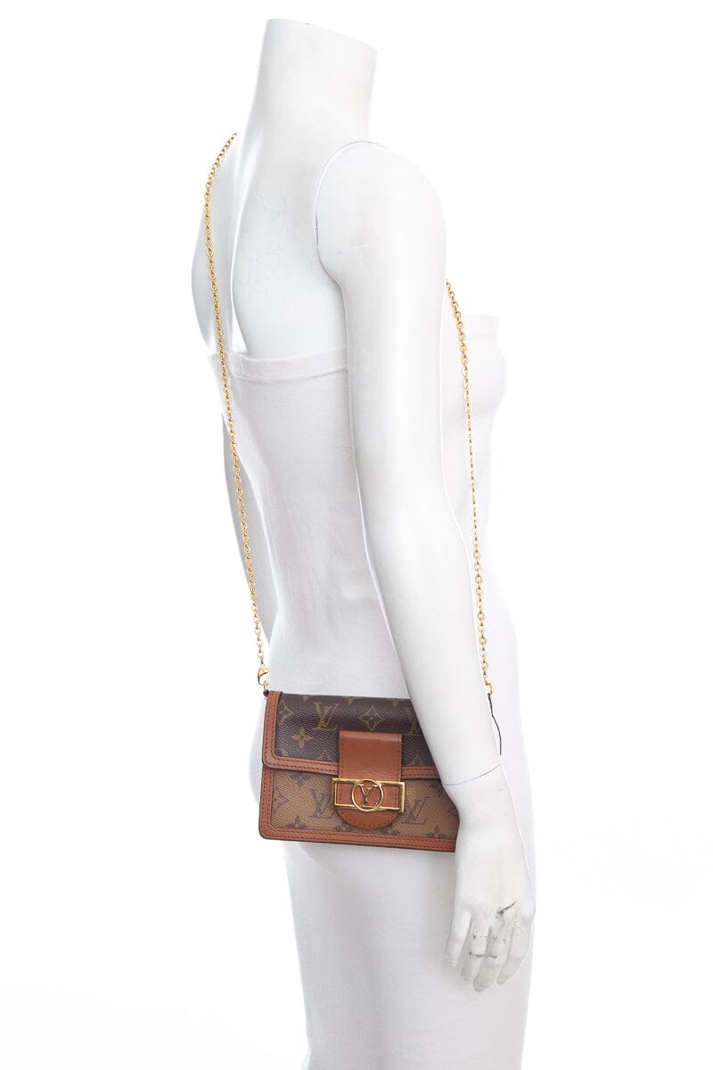 Louis Vuitton Monogram Dauphine Chain Wallet Cross-Body