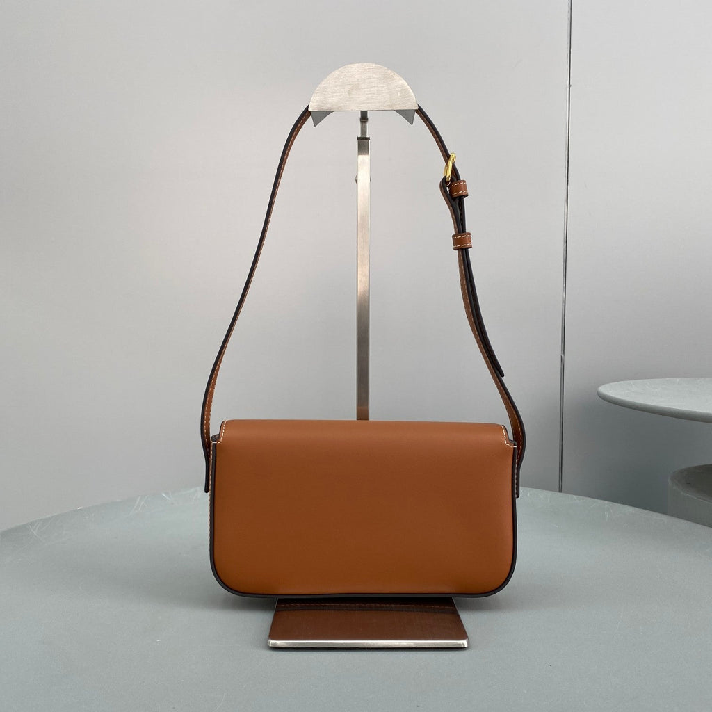 GLAMI Triomphe Shoulder Bag Brown For Women 8in/20cm 194143BFN.04LU