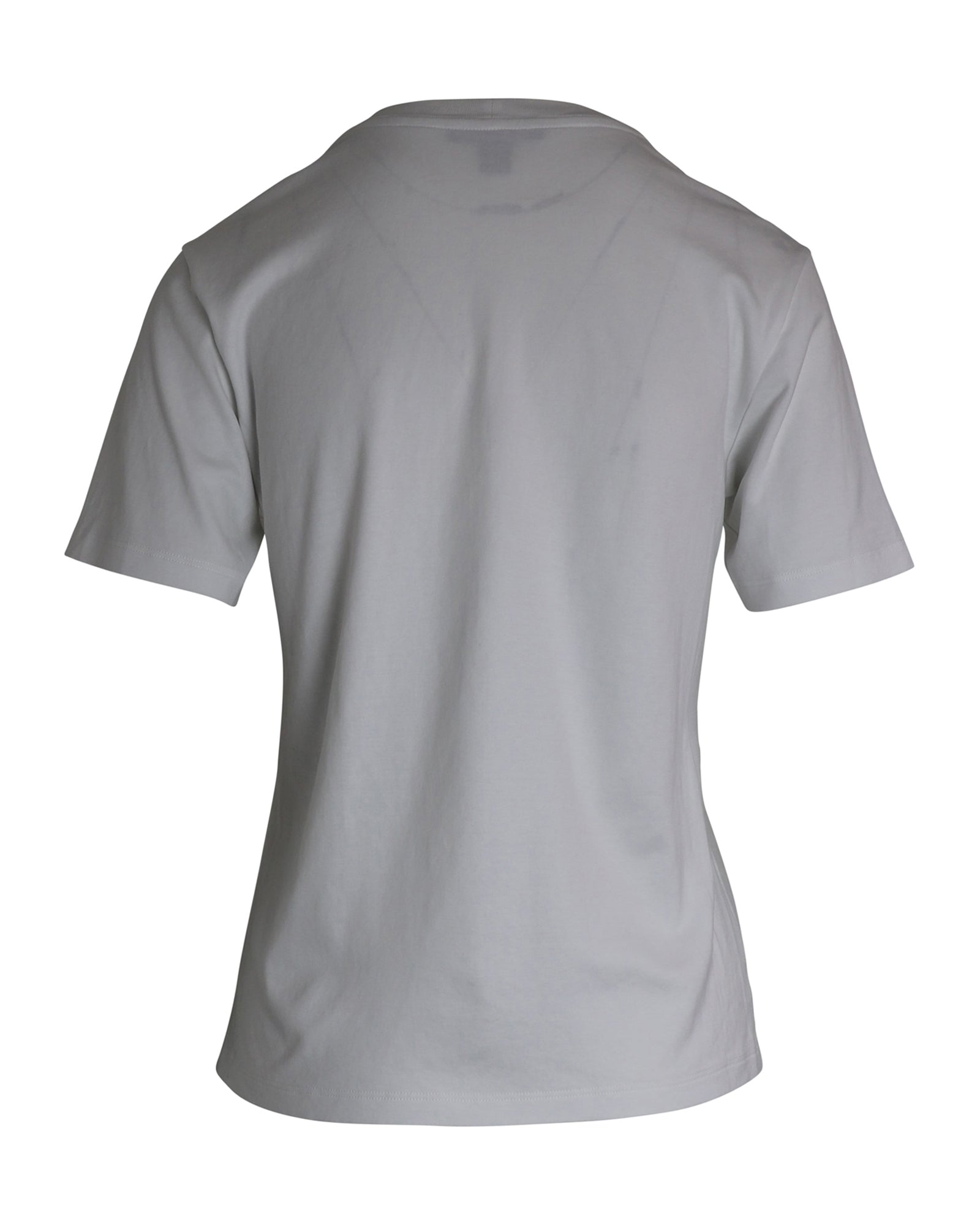 Louis Vuitton Flower Embroidered T-Shirt in White Cotton