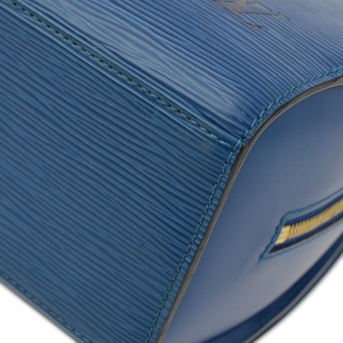 Louis Vuitton 1998 Blue Epi Pont Neuf Handbag M52055