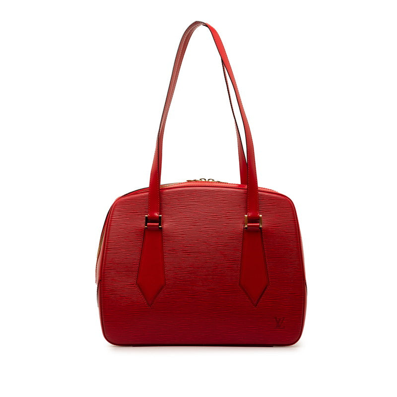 Louis Vuitton Epi Voltaire Handbag M52437 Castilian Red Leather  Louis Vuitton