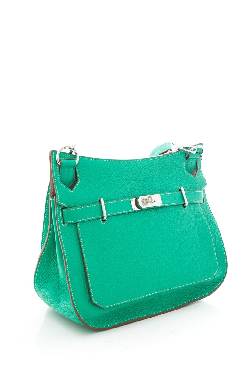 HermÃƒÆ’Ã‚Â¨s Green Jypsiere 31 CM Handbag