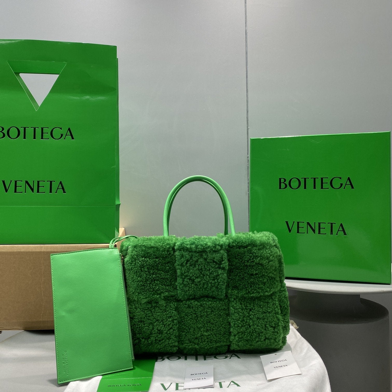 GLAMI Small Arco Tote Bag Green, For Women, Bags 11.8in/30cm 652867V13F13724