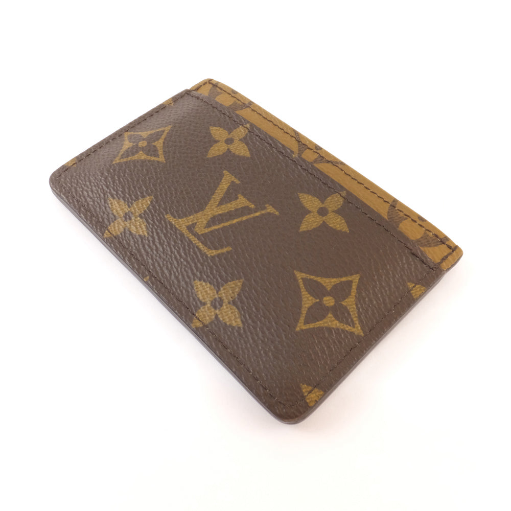 Louis Vuitton Porte Jaeger Le Coultre M69161 Card Case Monogram Canvas LV Brown Small Compact Thin