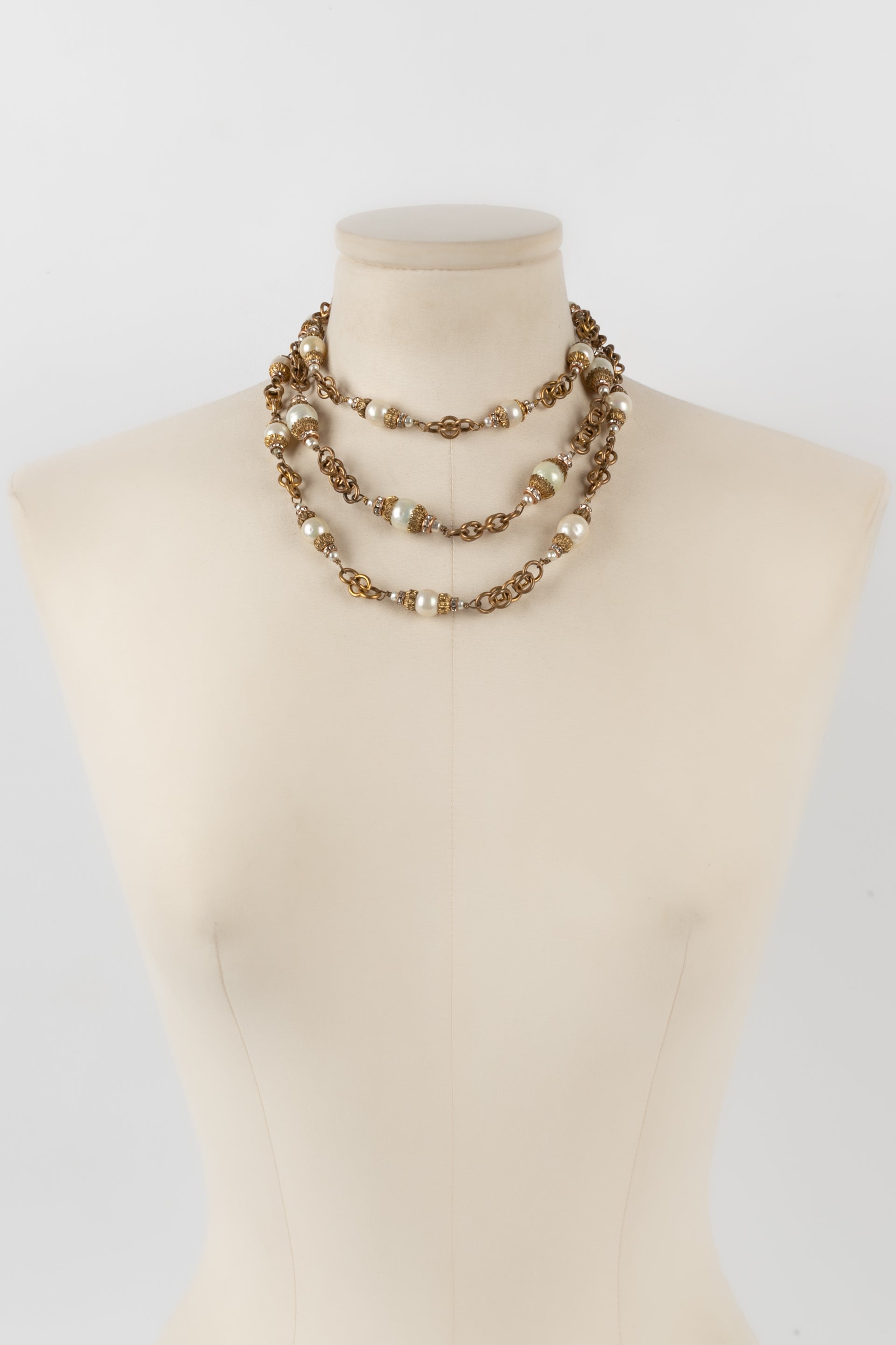 Collier de perles Chanel 1950-60