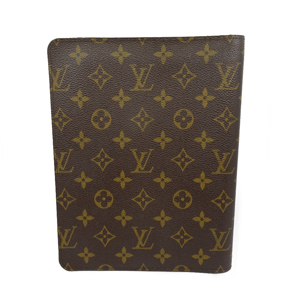 LUIS VUITTON R20100 Monogram Book Cover Louis Vuitton nda Buuro R20100 Monogram Book Cover Brown Small