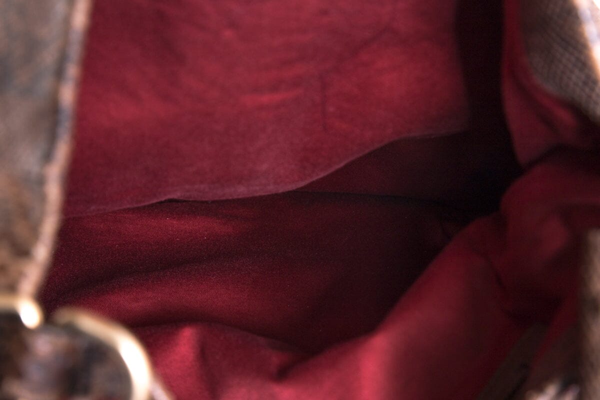 Bally Red & Brown Python Handbag