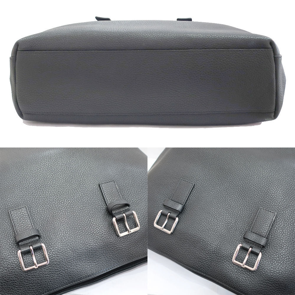 Louis Vuitton M50086  Leather Black Silver G  Mens  Preservation Bag